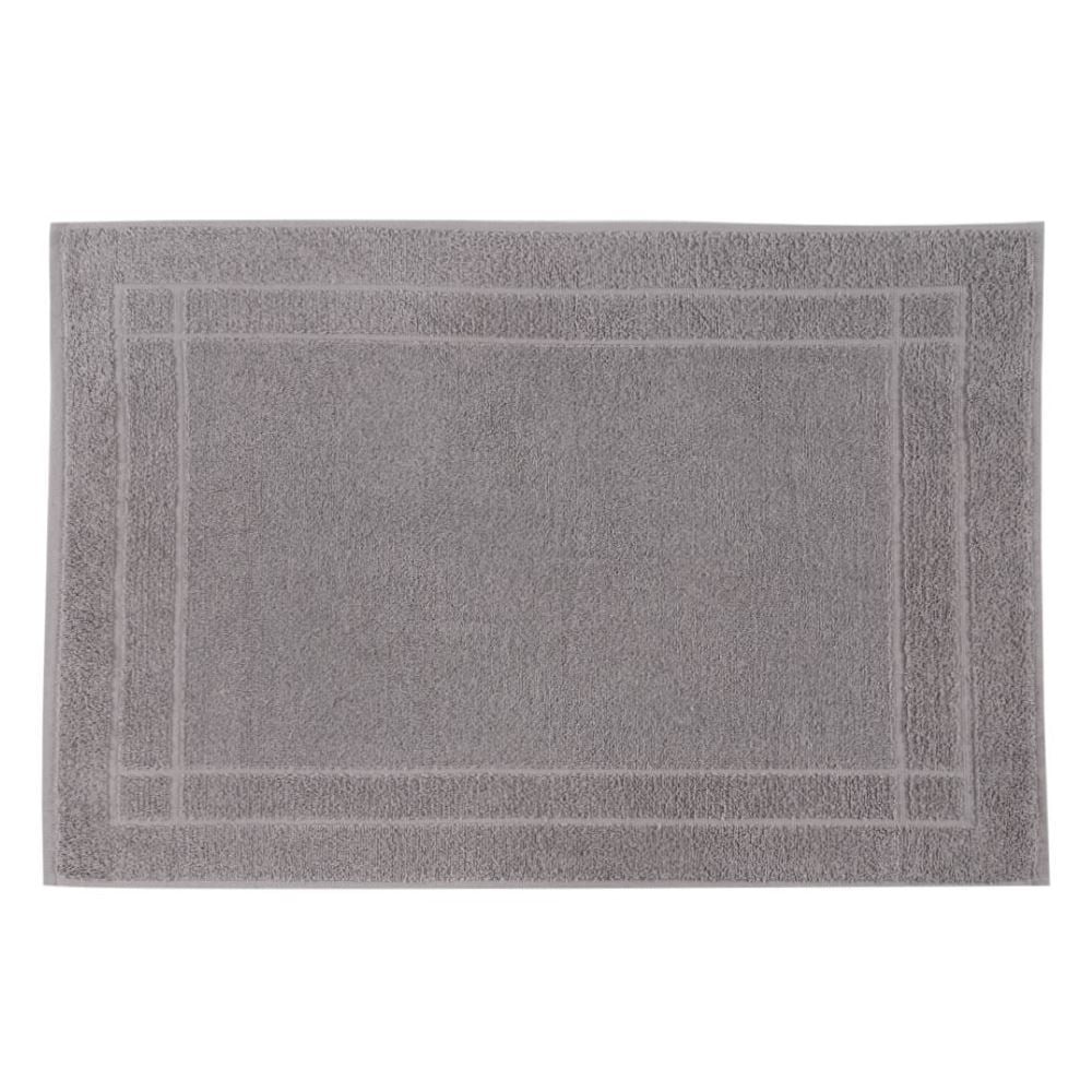Toalha para Banheiro Antiderrapante 50X75 cm Sofisticata Havan Casa - Cinza Nara