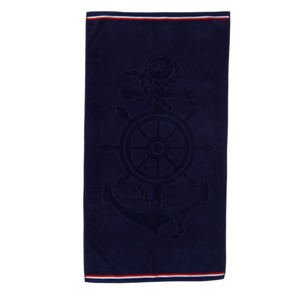 Toalha de Praia Ipanema 100% Algodão Havan Casa - Marinho