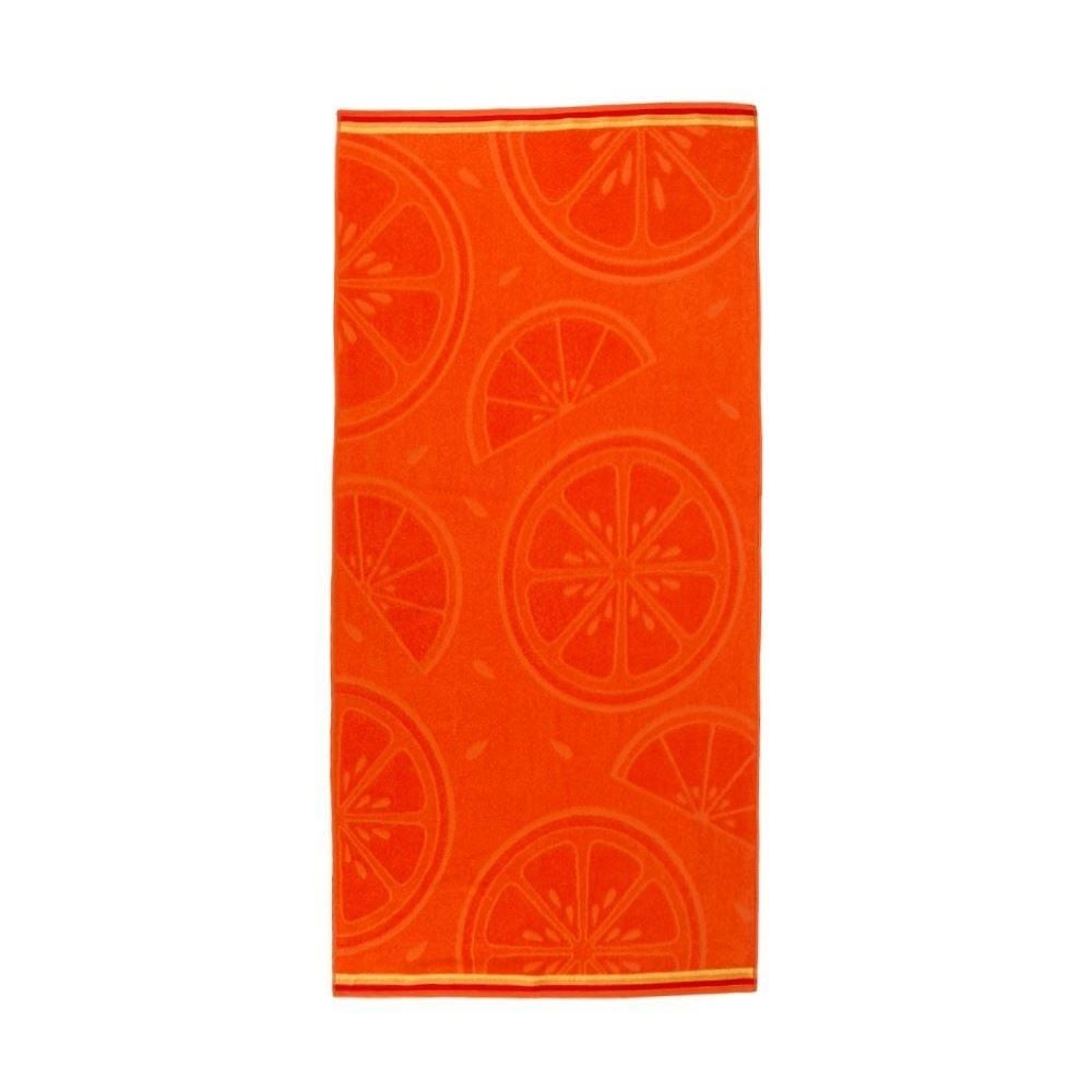 Toalha de Praia Ipanema Havan Casa - Citrus Laranja Iluminado