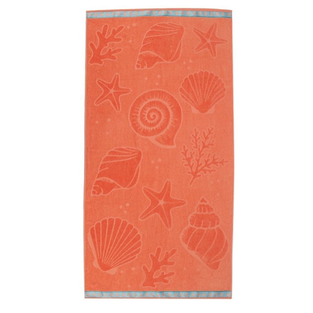 Toalha de Praia Ipanema Havan Casa - Fundo Do Mar Coral
