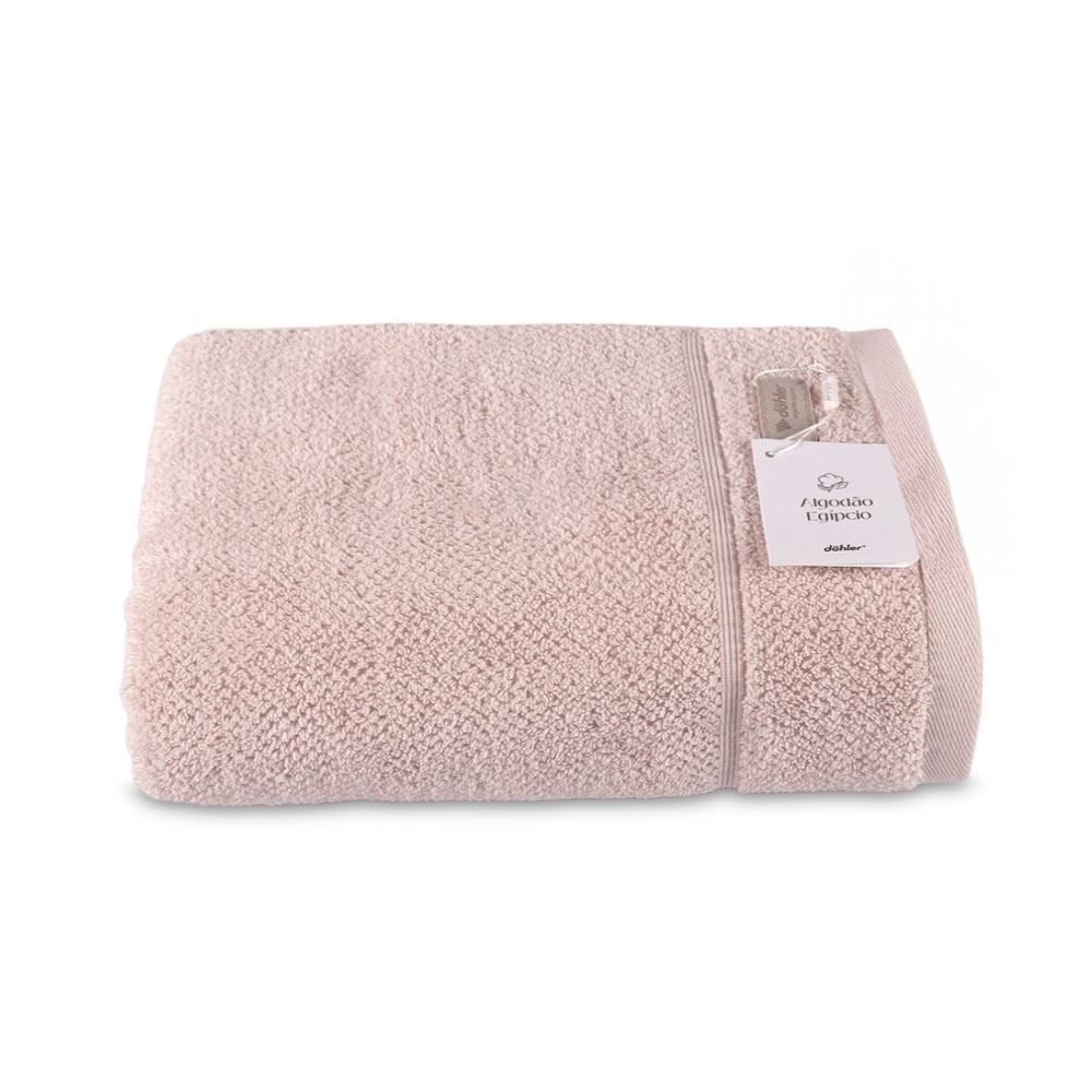 Toalha de Rosto Algodão 100% Fio Egípcio Döhler - Rosa Claro