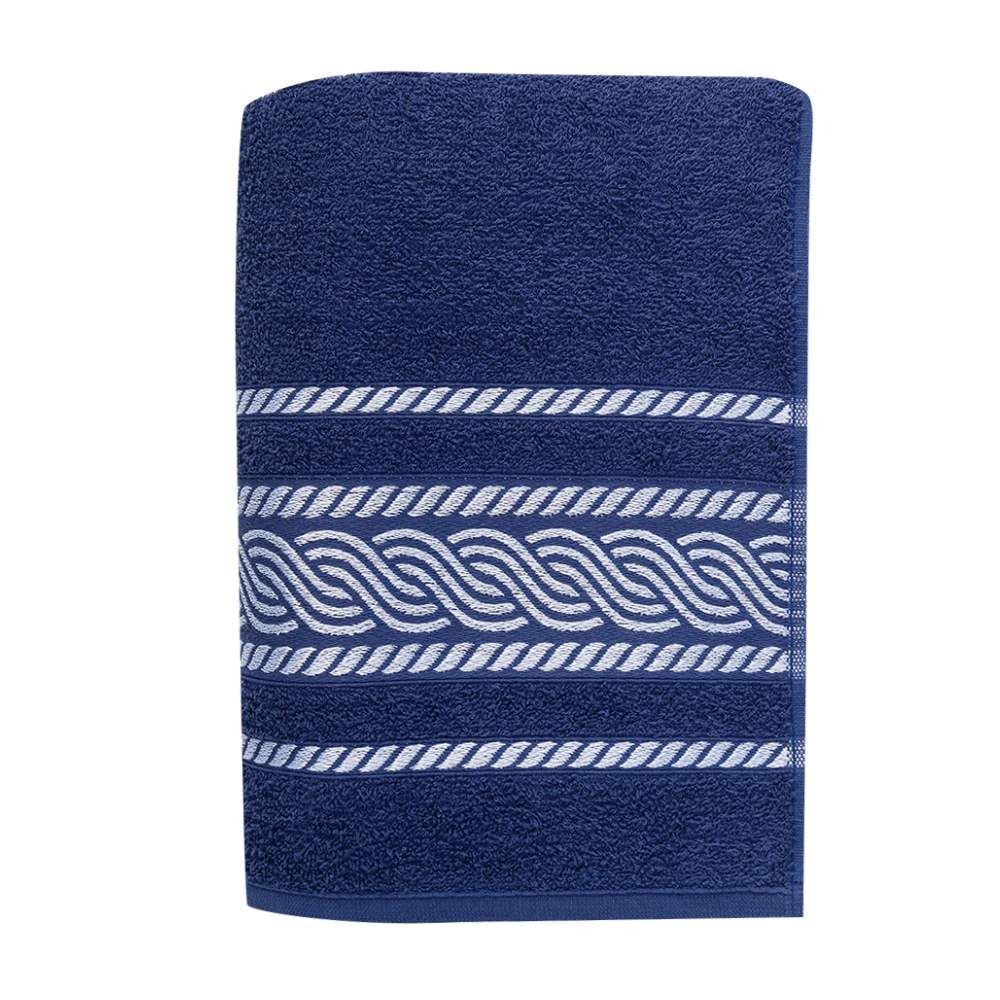 Toalha de Rosto 48X72cm Napole Havan Casa - Azul Marinho