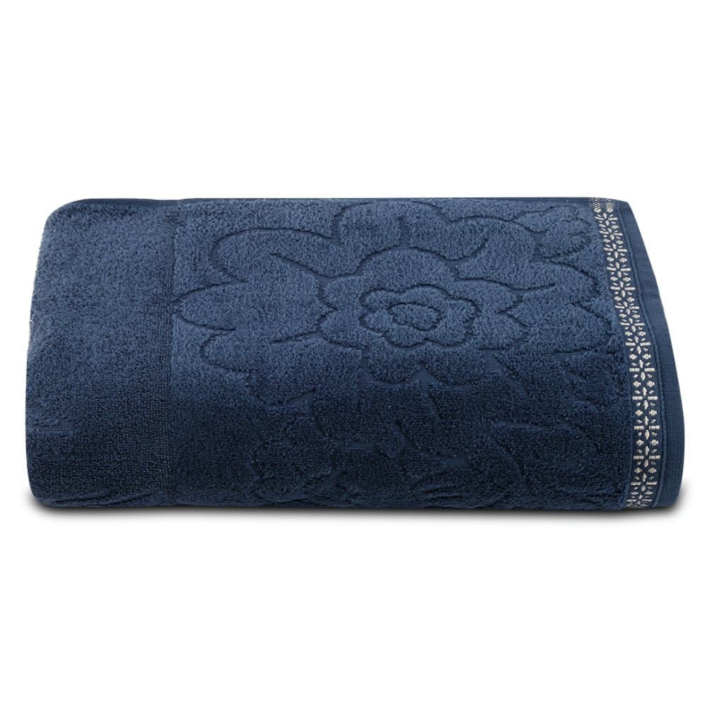 Toalha Super Banho 100% Algodão Glamour Havan Casa - Azul Marinho