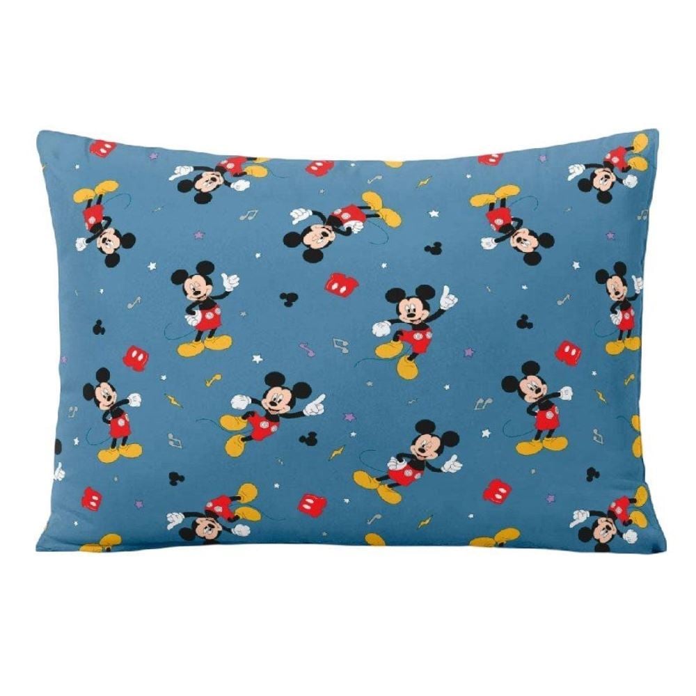 Travesseiro Infantil 100% Poliéster Disney Hedrons - Mickey Dance