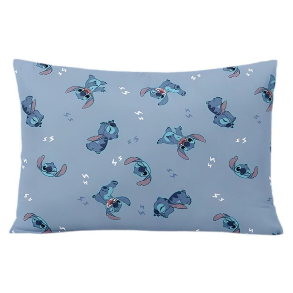 Travesseiro Infantil 100% Poliéster Disney Hedrons - Stitch Nope Rotativo
