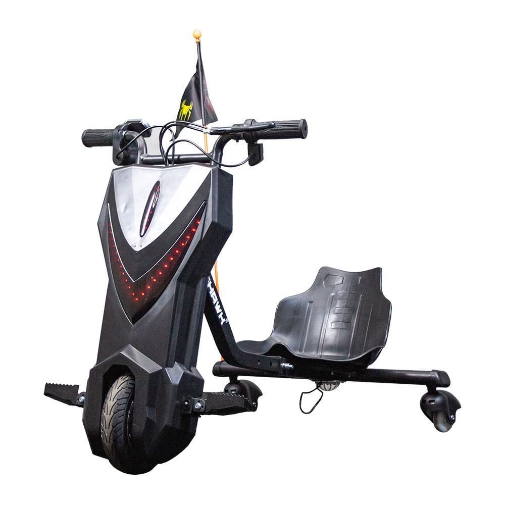 Triciclo Elétrico Drift 3 Velocidades 350W Bateria 36V Lítio - Preto