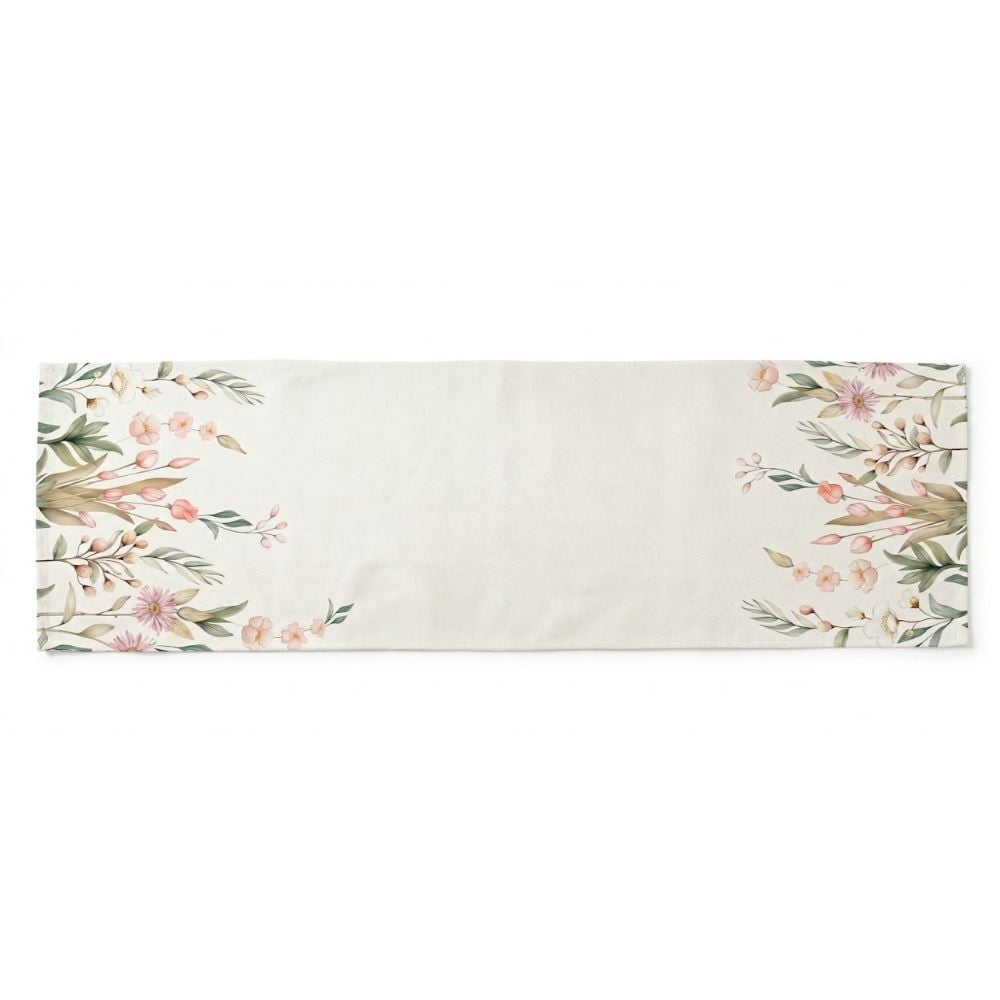 Trilho de Mesa 45 X 1,20 m Clean Renova Döhler - Flores Salmão