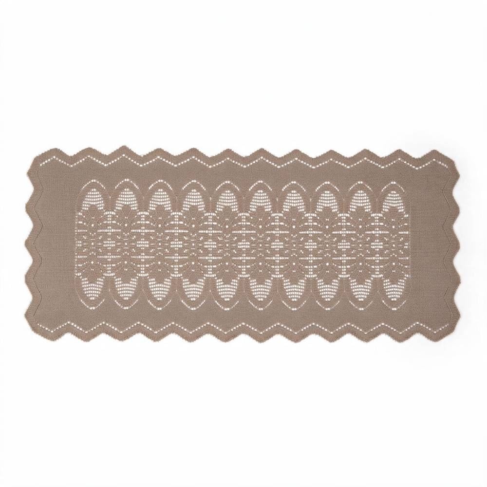 Trilho de Mesa 50Cm X 1,25M Arabesco Havan Casa - Taupe