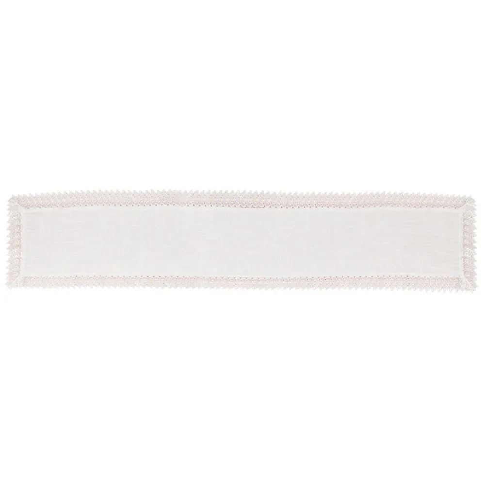 Trilho de Mesa 40Cm X 2,10M Renda Guipir Havan Casa - Veneza