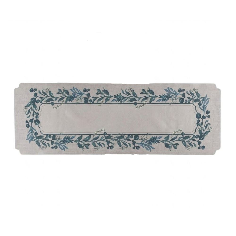 Trilho de Mesa Viena 40X120 cm Havan Casa - Ervas Verdes