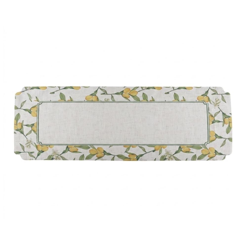 Trilho de Mesa Viena 40X120 cm Havan Casa - Limão Siciliano