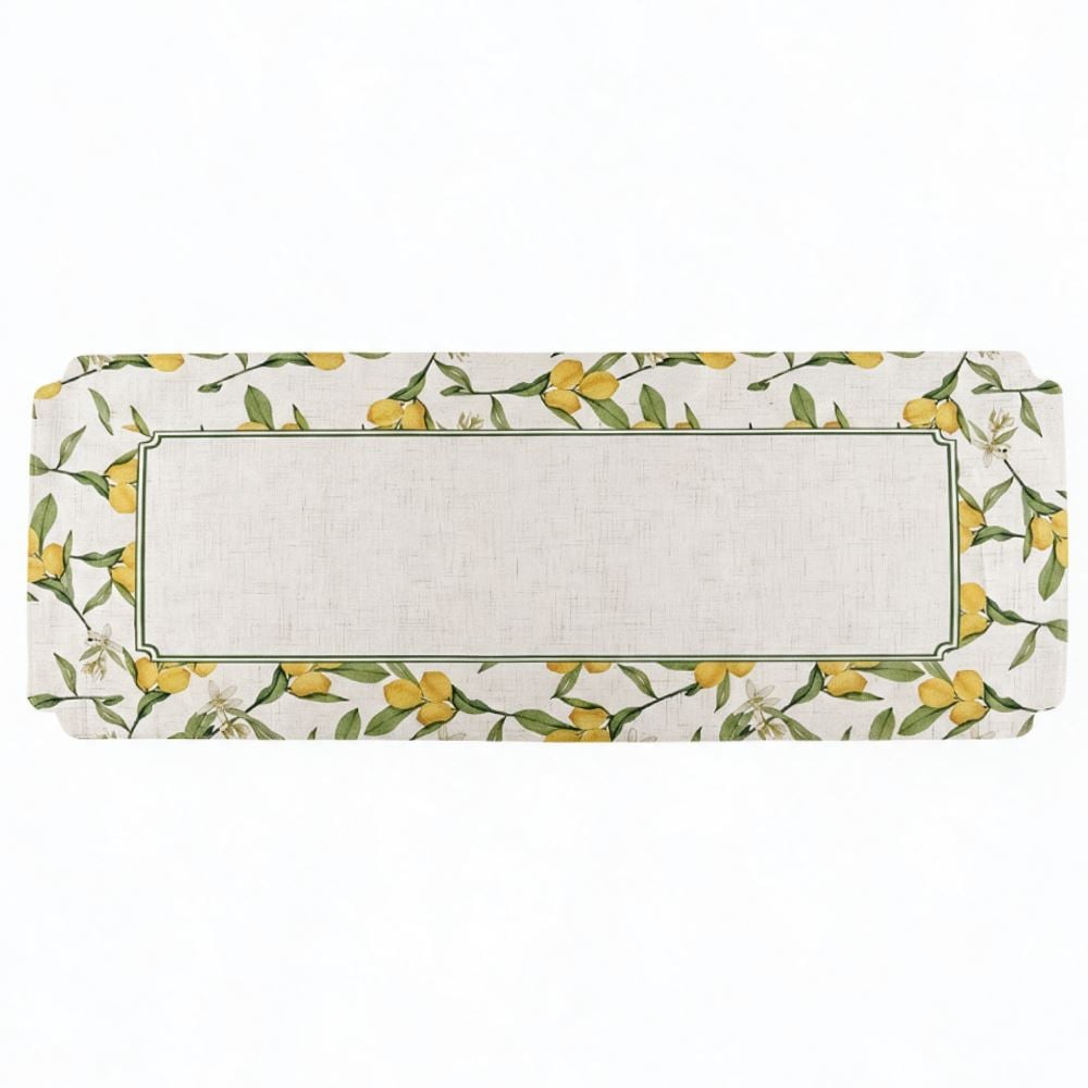 Trilho de Mesa Viena 40X120 cm Havan Casa - Limão Siciliano