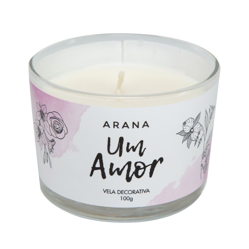 Vela Aromática Um Amor 100G Arana - 100gr